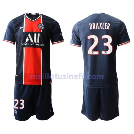 Maillot de Foot Paris Saint-Germain Julian Draxler 23 Domicile 2020-21 - Enfant